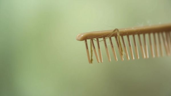 Professionelle haarglättung mit pflanzlichen proteinen für gesundes haar